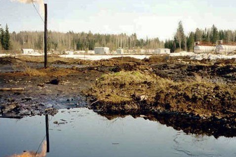 Зачистка и рекультивация подфакельной площадки в Пермском крае, 2001 год
